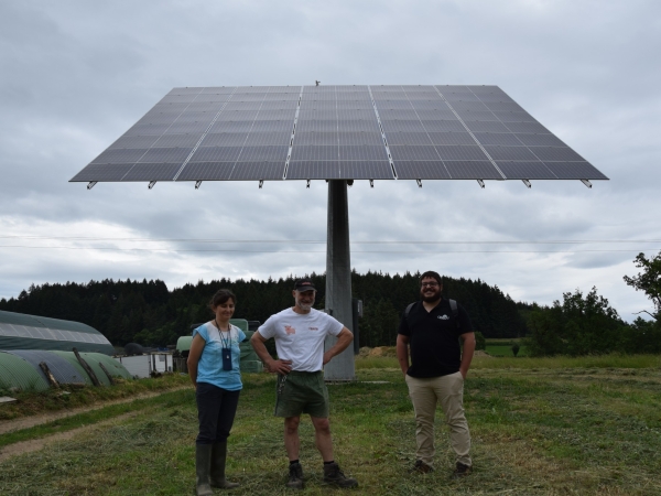 A Saint-Racho, un tracker solaire pour l’auto-consommation