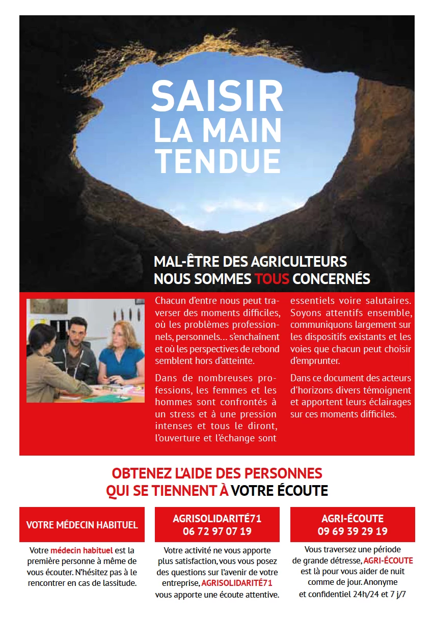 Face aux difficultés, il convient de ne pas rester isolé