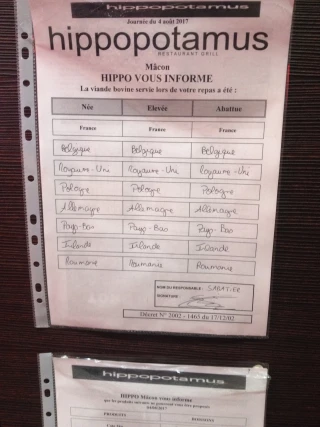 Il y en a marre de ne pas trouver de viande française dans les restaurants...