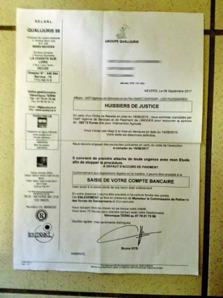 Plusieurs agriculteurs ont reçu un courrier adressé par un huisser à la demande l'ASP. Pas très élégant !