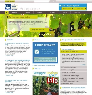 L'échelon local du Charollais organisait une découverte du site internet de la MSA Bourgogne et son espace privé.