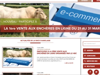 Le Herd-book charolais innove et ouvre, du 21 au 31 mars, des ventes de reproducteurs aux enchères en ligne !