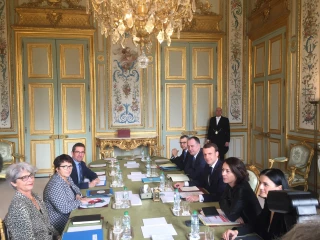 Les représentants de la FNSEA reçus par le président de la République