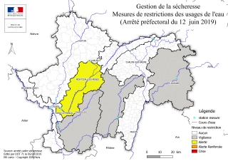 Mise en œuvre de premières mesures de restriction des usages de l’eau avec la nouvelle période de sécheresse estivale qui se profile 