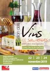 Le 11e Salon des Vins et Saveurs se tiendra à Chalon-sur-Saône les 22, 23 et 24 novembre au Parc des expositions