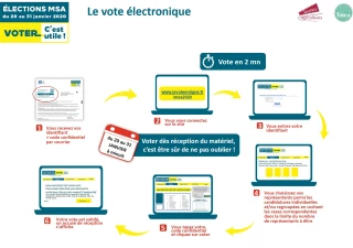 Les élections MSA  C'est du 20 au 31 janvier 2020