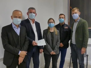 Une jolie somme récoltée pour l'hôpital 