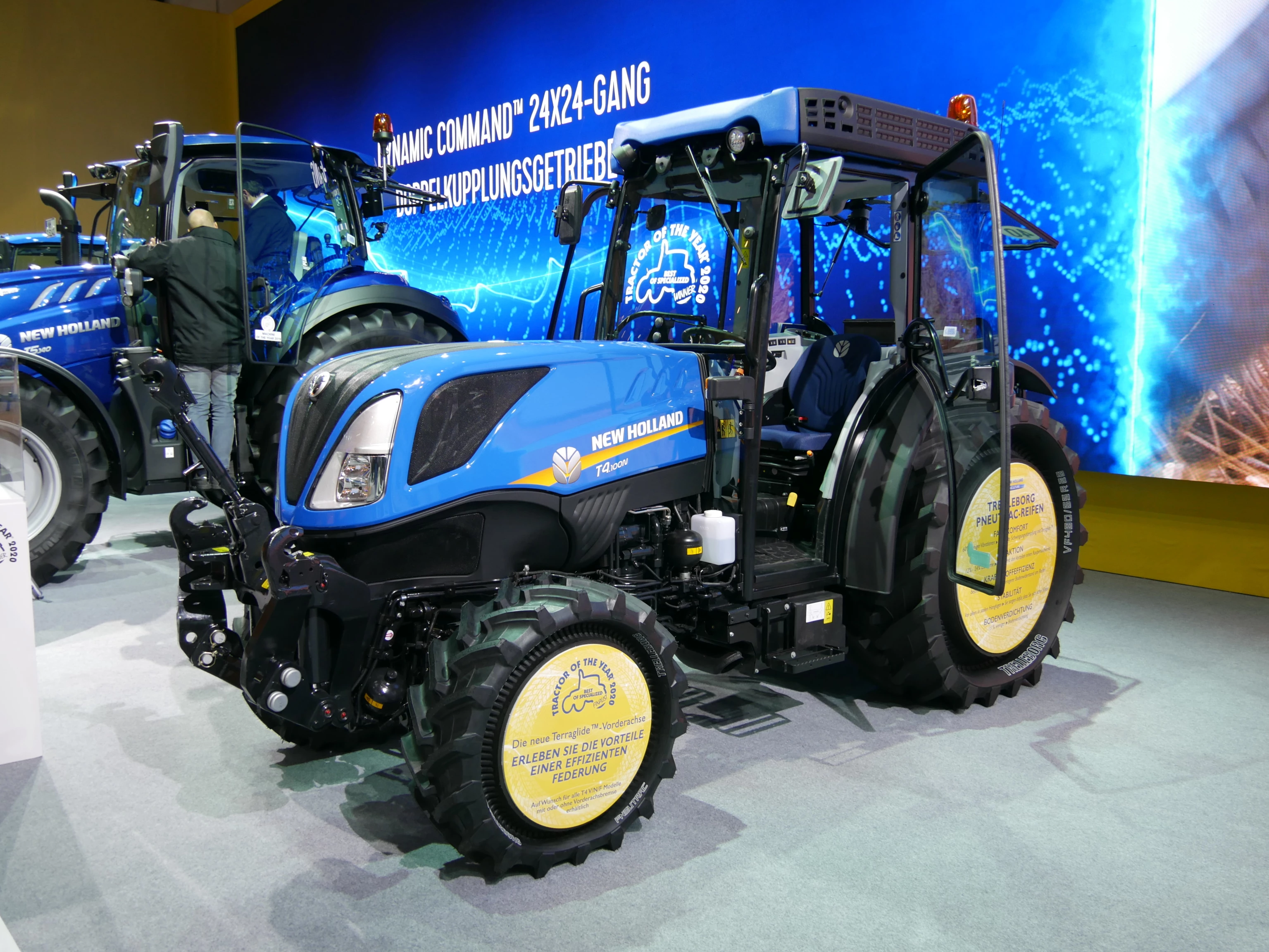 New Holland / La suspension de pont sur les spécialisés