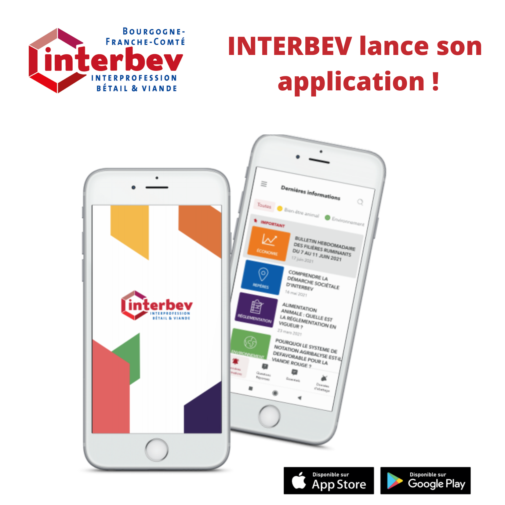 Interbev a lancé son application mobile