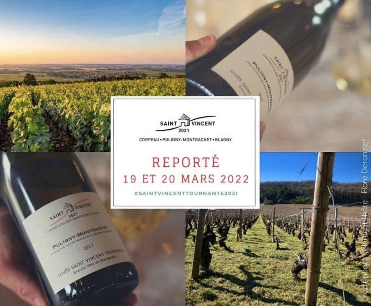 Par prudence sanitaire, Corpeau – Puligny-Montrachet, Blagny reportent à nouveau la Grande Saint-Vincent tournante de Bourgogne en mars 2022 