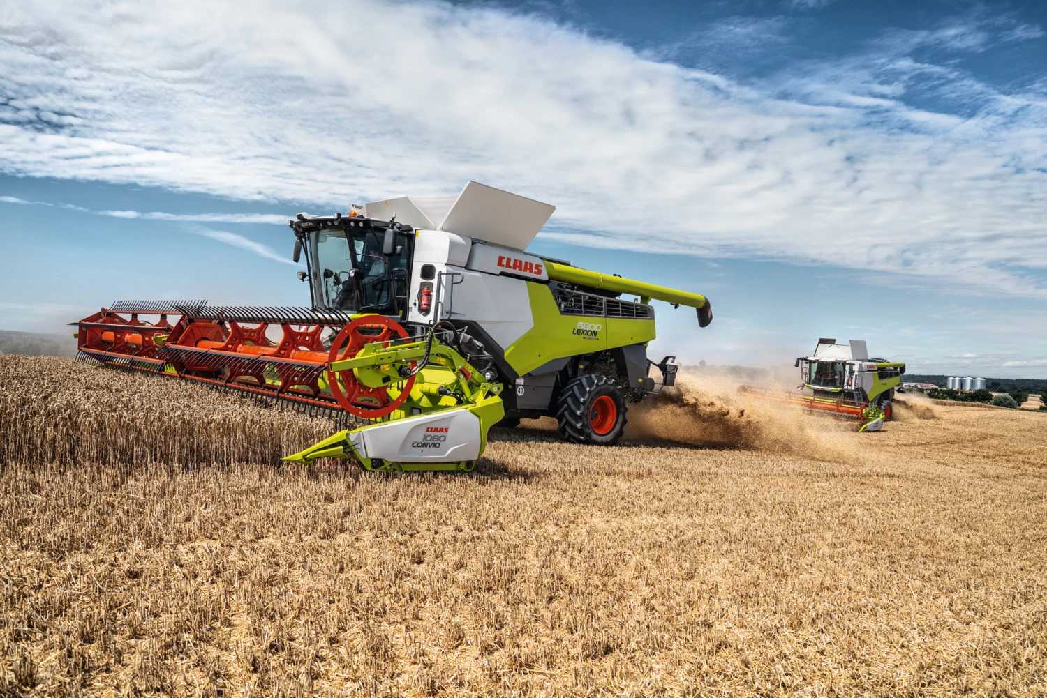 Claas Plus de capacités sur les Lexion
