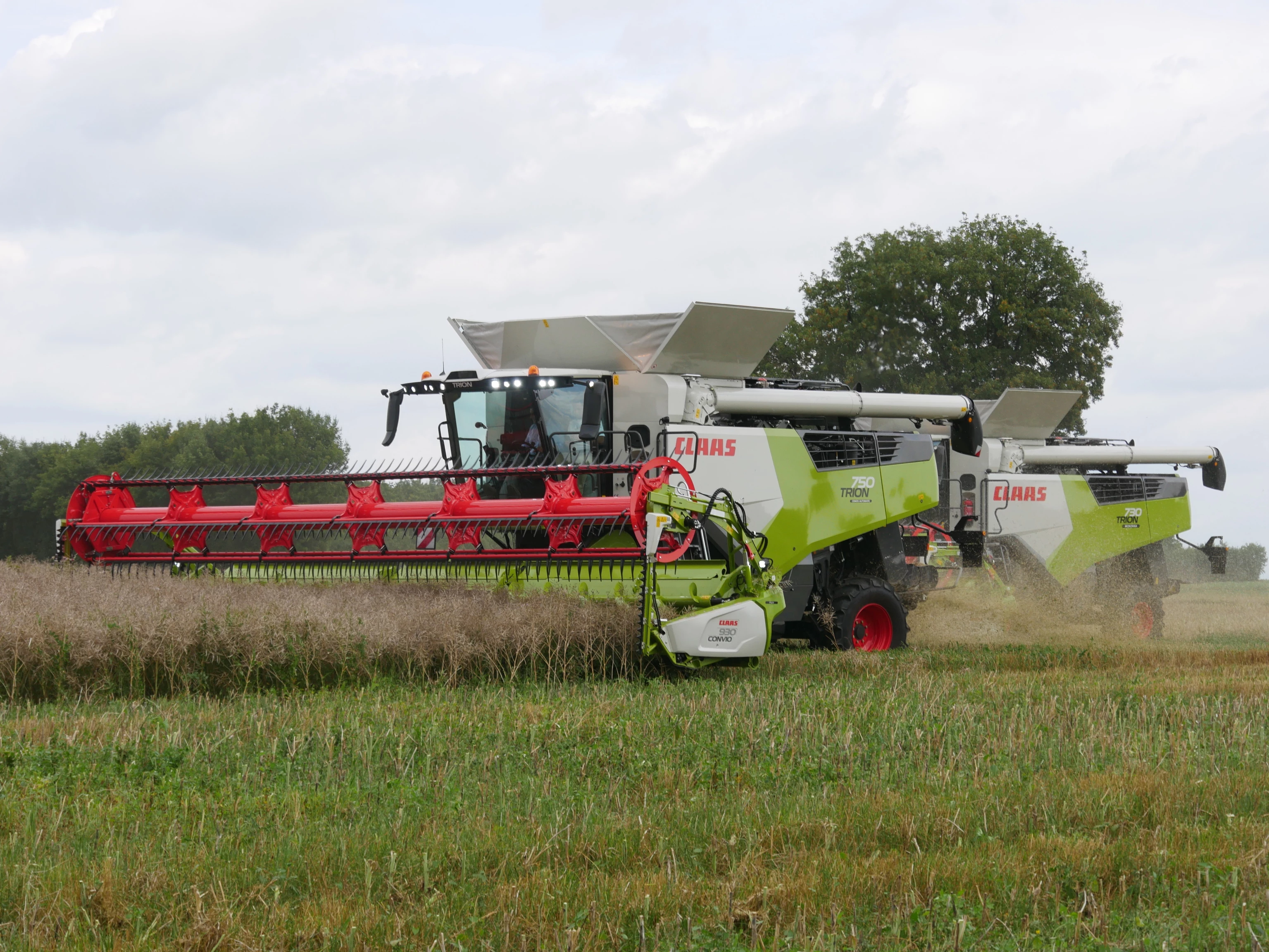 Claas Les moissonneuses-batteuses Trion remplacent les Tucano