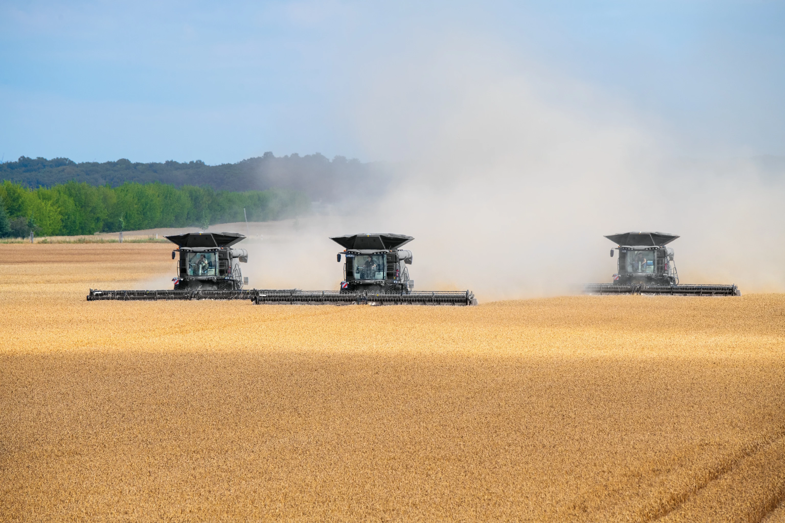 Fendt et Massey Ferguson Les moissonneuses-batteuses Ideal peaufinées