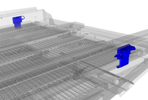 New Holland Le caisson de nettoyage sous surveillance