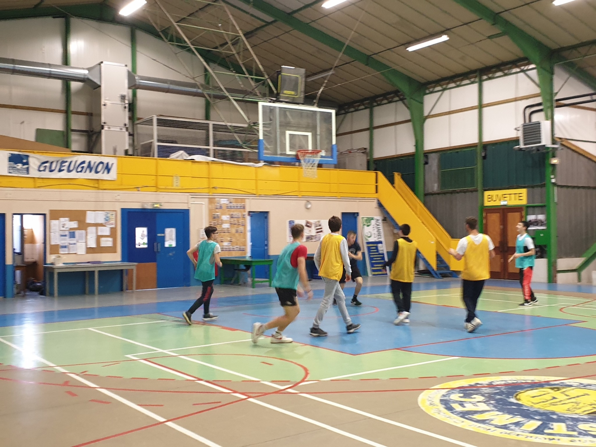 Une rencontre de basket contre l’IME de St Vallier 