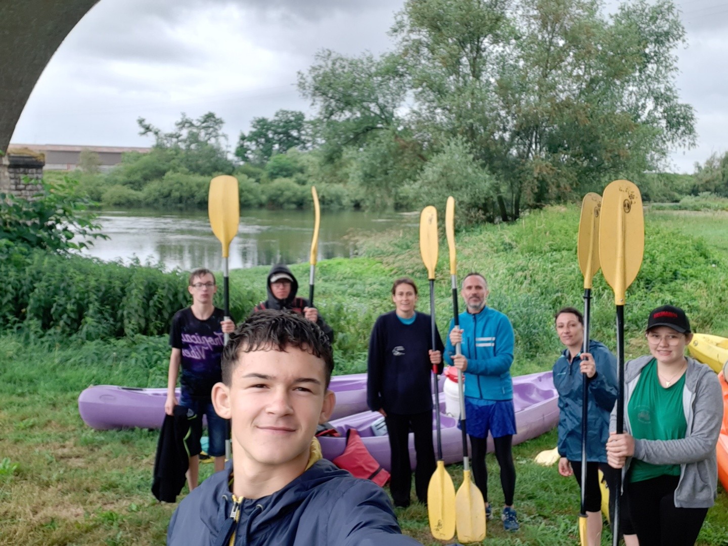 La Loire nettoyée en canoë