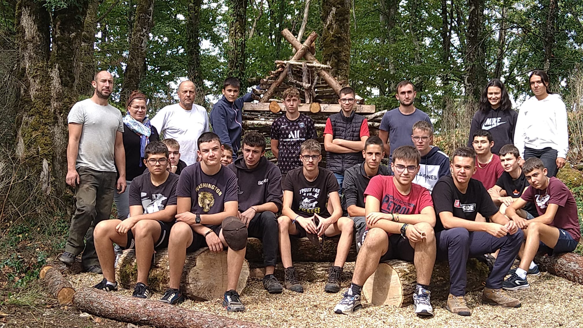 Chantier et laïcité dans le Jura pour les jeunes de seconde Pro