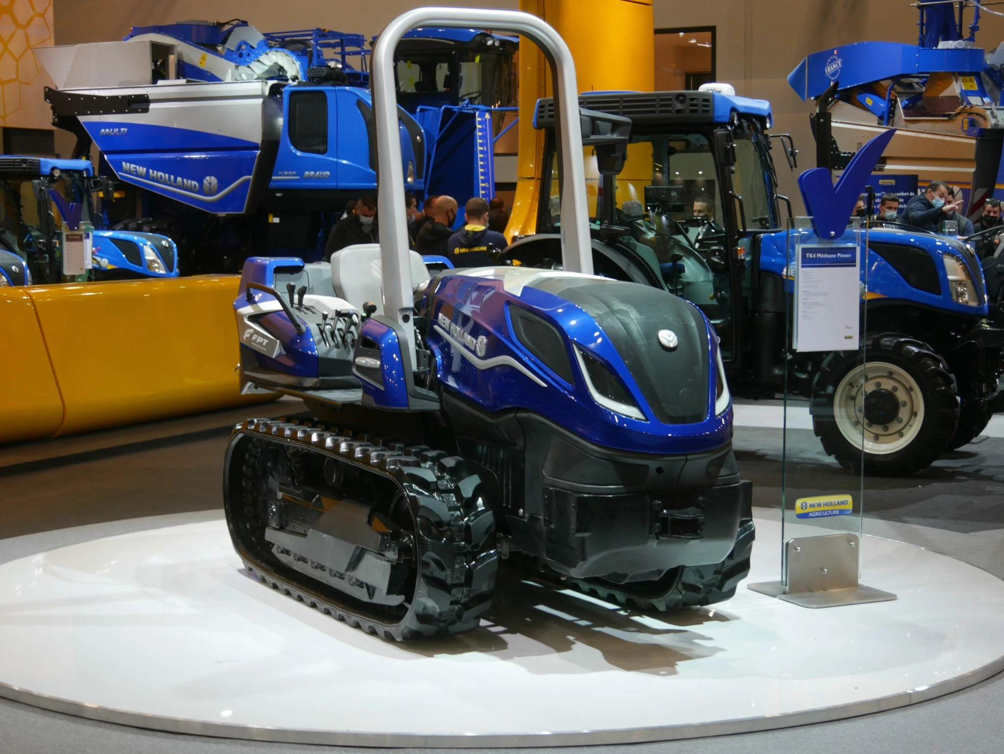 New Holland : Un tracteur spécialisé qui roule au méthane