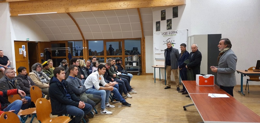 Remise de diplômes au Lycée de la Nature et de la Forêt de Velet