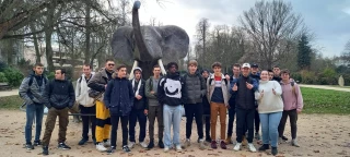 Sortie pédagogique à Dijon pour des élèves du Lycée de la Nature de Velet
