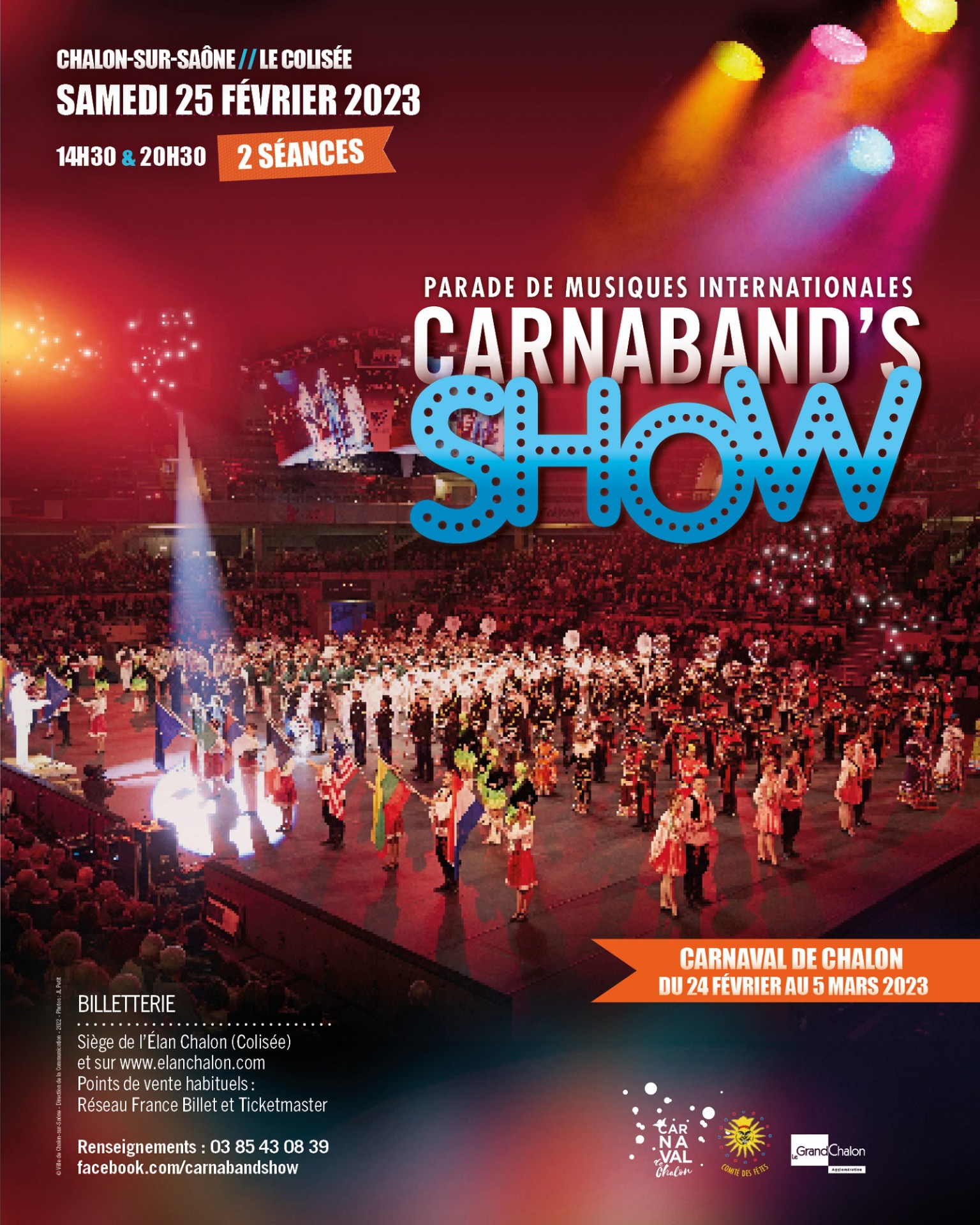 Le Carnaband' Show à Chalon le 25 février