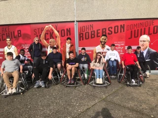 Les apprentis à la découverte du handisport