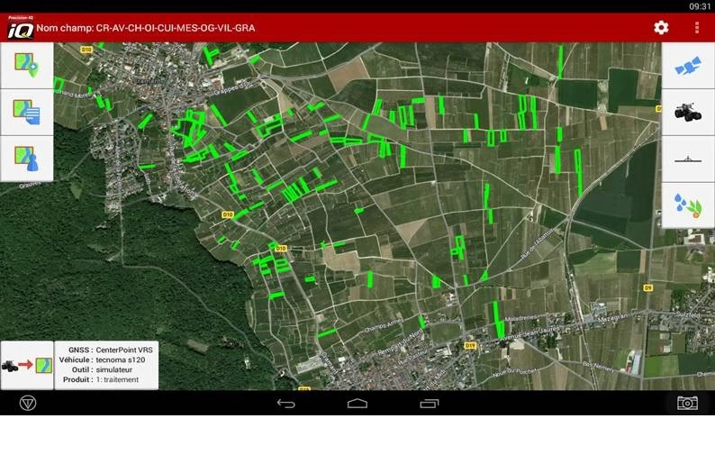 Deux choix de positionnement GPS