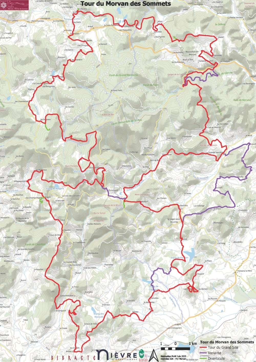 Le Tour du Morvan des Sommets, un nouvel itinéraire de randonnée à la découverte des paysages remarquables du Grand Site de France de Bibracte – Morvan des Sommets