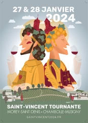 Les 27 et 28 janvier à Morey-Saint-Denis et Chambolle-Musigny : La Saint-Vincent tournante 2024 sous le signe des Arts