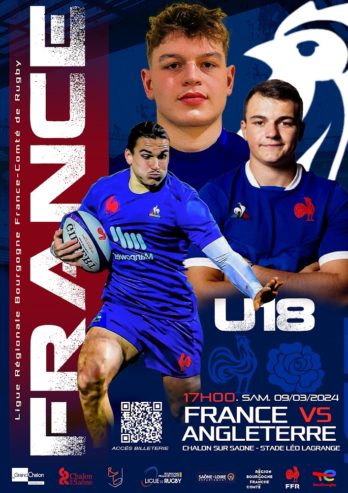 France-Angleterre U18 à Chalon-sur-Saône