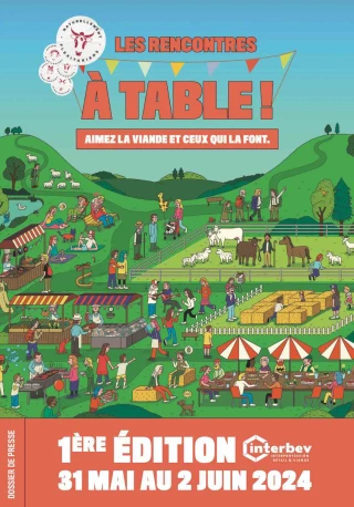 Rencontres à Table les 31 mai, 1er et 2 juin