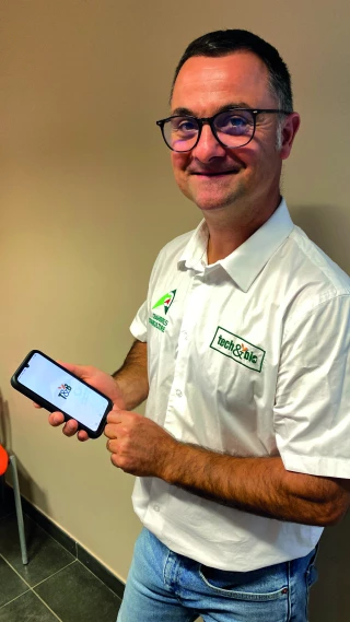 « Le site internet et l'appli Tech&Bio sont d'excellents moyens de préparer sa venue au salon », souligne Bertrand Chareyron, directeur du salon Tech&Bio.