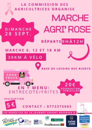 Une marche « Agri’Rose » aux Bizots au profit de la lutte contre le cancer