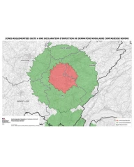 Deux nouvelles zones réglementées de DNC : 188 communes de la Saône-et-Loire placées en zone de surveillance