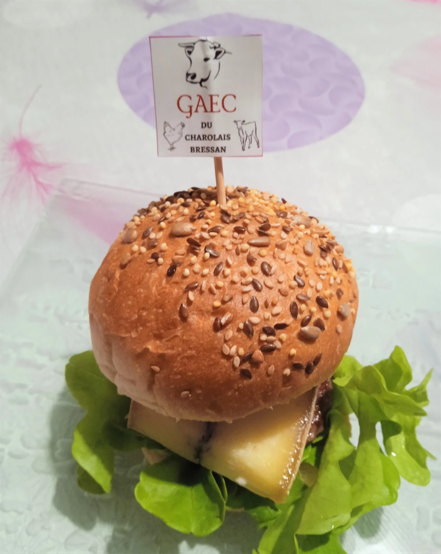 Burger au morbier AOP