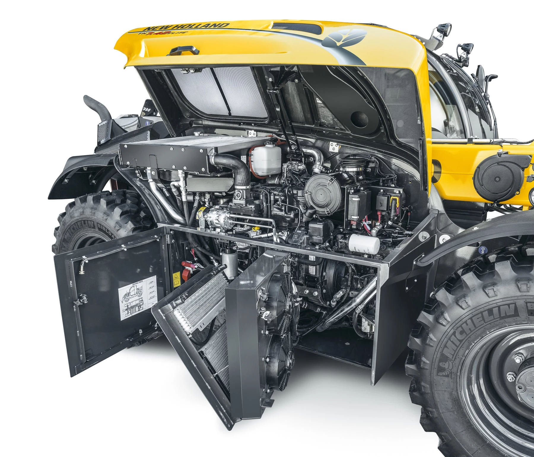Un compartiment moteur compact et accessible