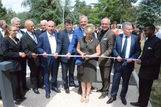 Marie-Guite Dufay, présidente de BFC a inauguré le bâtiment historique du Cifa Lameloise tout juste rénové