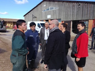 Visite de la Direction générale de l'enseignement au Lycée de Fontaines