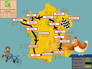 Alexis Peulson entame un Tour de l'Agriculture Française en solitaire