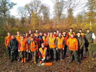 Une semaine chantier au lycée de la nature et de la forêt de Velet