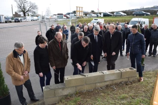 La première pierre du nouvel abattoir d'Autun est posée !