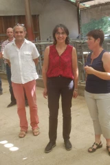 La sous-préfète à la découverte de la filière AOP Boeuf de Charolles