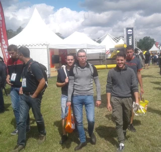 Les élèves du CFA de Saône et Loire à la découverte du salon de l’herbe