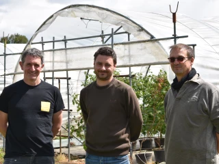 Les associés stagiaires du Gaec Copex