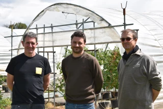 Les associés stagiaires du Gaec Copex