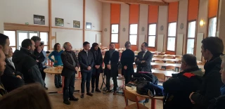 Visite de la vice-présidente du Conseil Régional BFC au CFPPA de la Nature et de la Forêt d’Étang-sur-Arroux