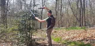 Travaux d’entretien au Breuil par les élèves du lycée de la nature et de la forêt de Velet