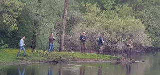 Sortie pêche aux étangs de Laizy pour les élèves du Lycée de la nature et de la forêt de Velet