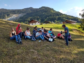 Les terminales S du lycée de Davayé dans le Beaufortain