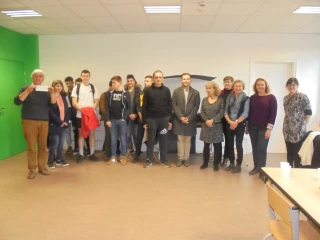 Remise d’un chèque à l’association La Toguna par les élèves du lycée de l’horticulture et du paysage de Tournus